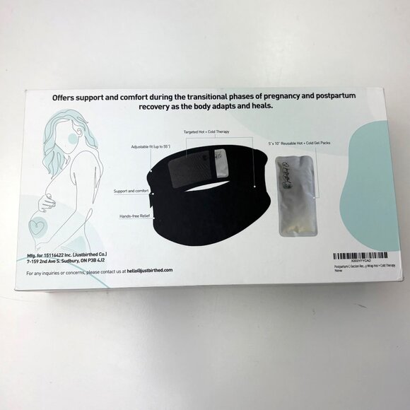 Justbirthed Maternity Postpartum C-Section Recovery Band Hot Cold Therapy Open B - Picture 5 of 5